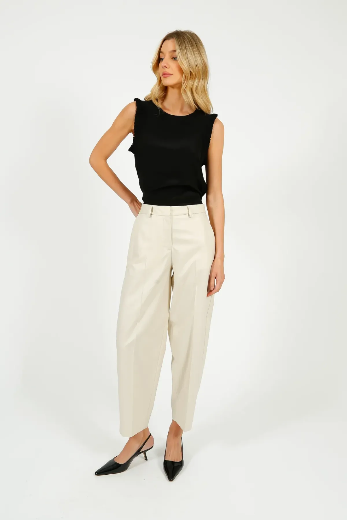 Cinq A Sept 5A7 Lenore Top in Black