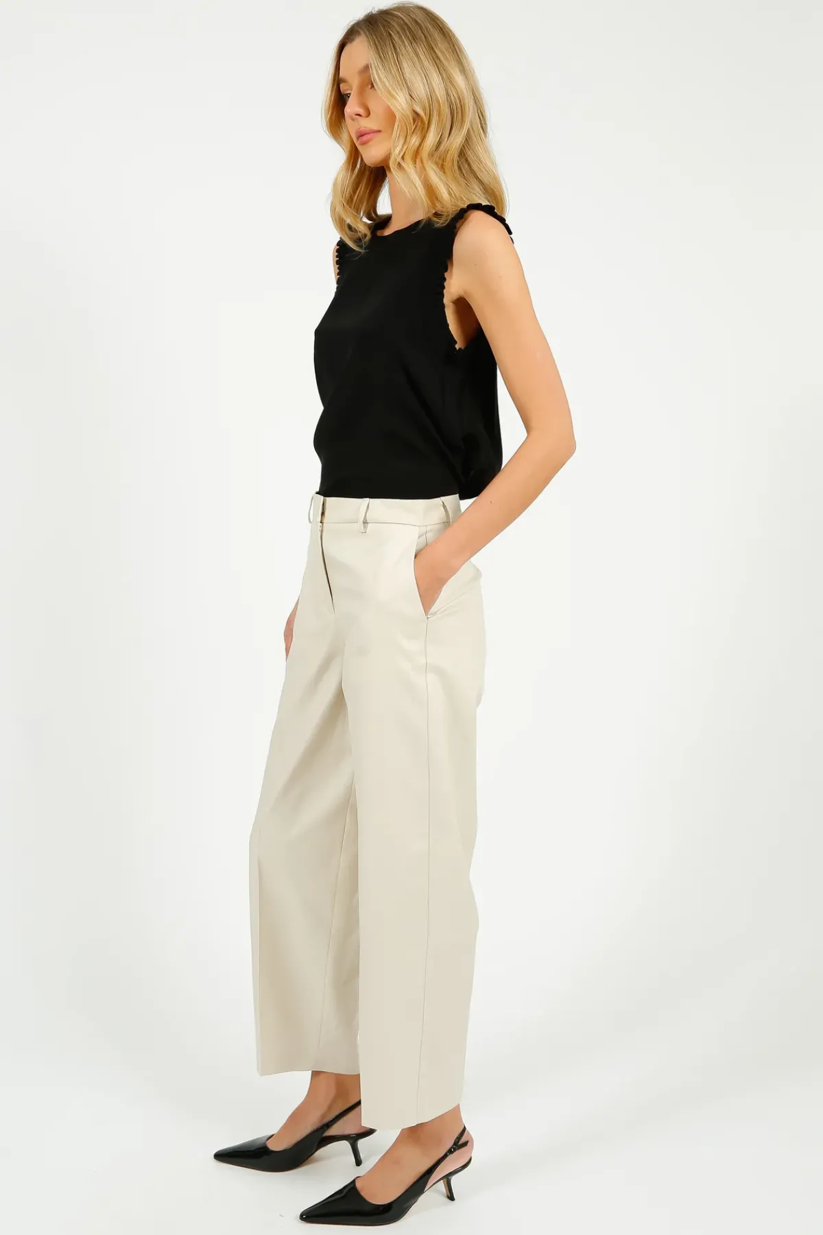 Cinq A Sept 5A7 Lenore Top in Black
