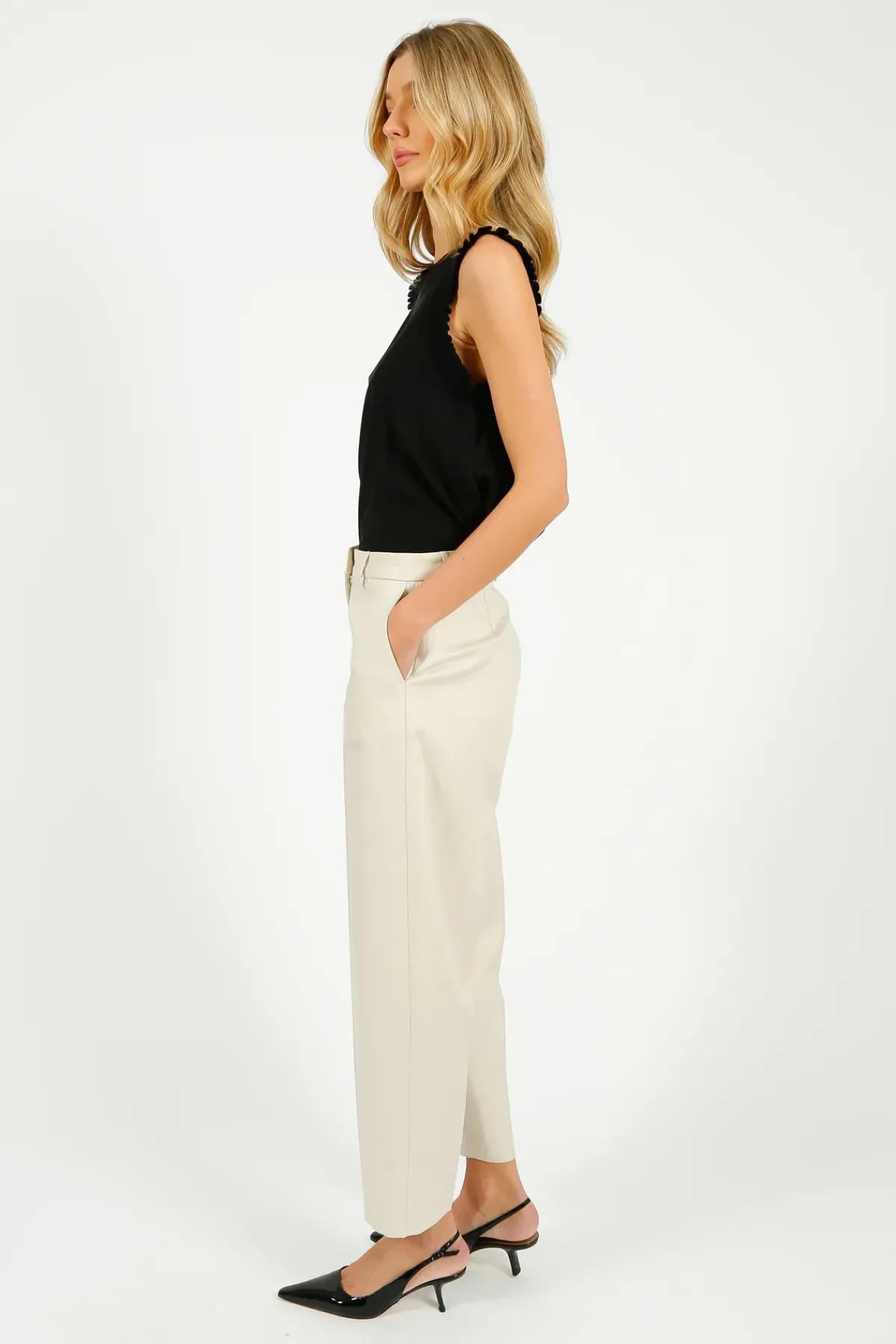 Cinq A Sept 5A7 Lenore Top in Black