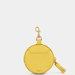 Anya Hindmarch AH Ear Pods Pouch Wink in Lemon
