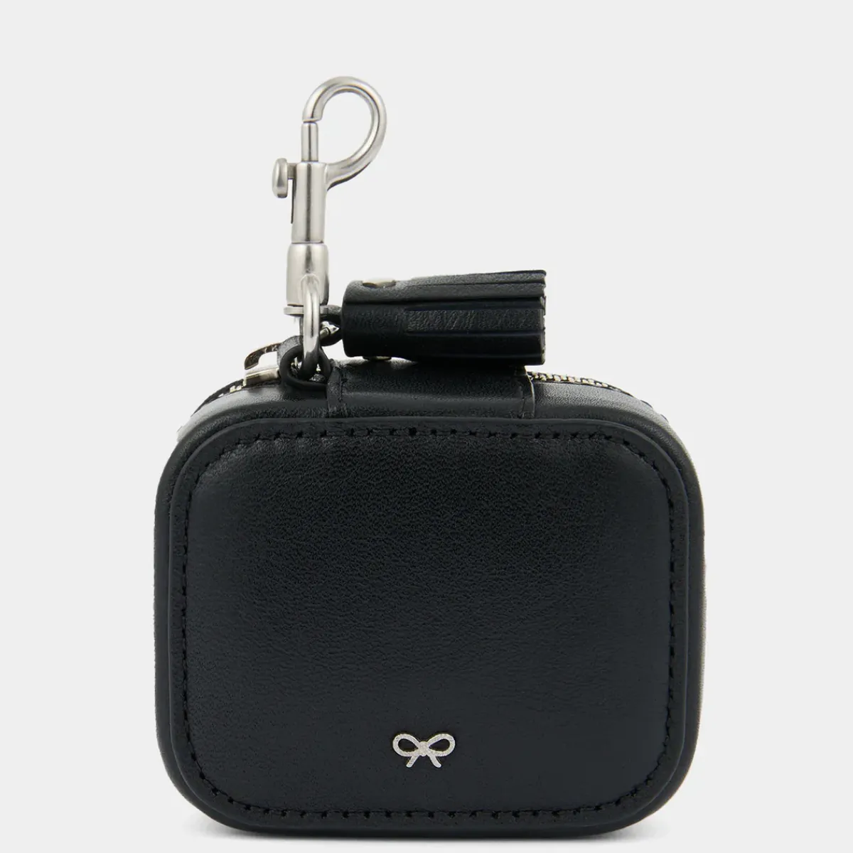 Anya Hindmarch AH Earphone Case Studded Eyes in Black