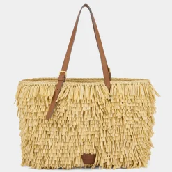 Anya Hindmarch AH E/W Shag Eyes in Natural