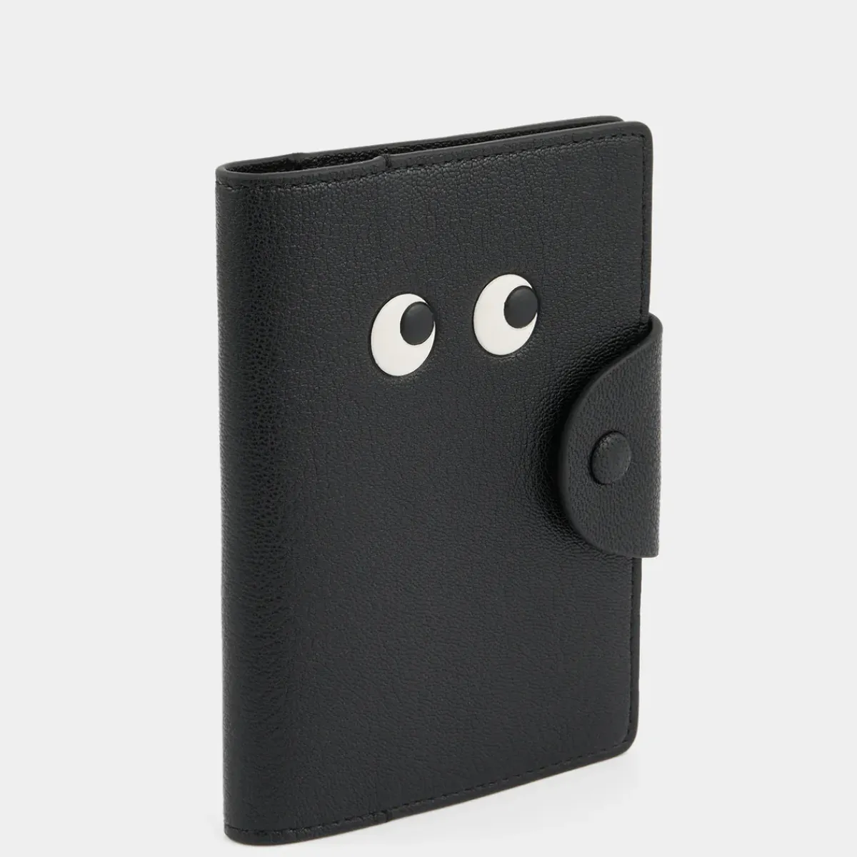 Anya Hindmarch AH Passport Case Eyes in Black