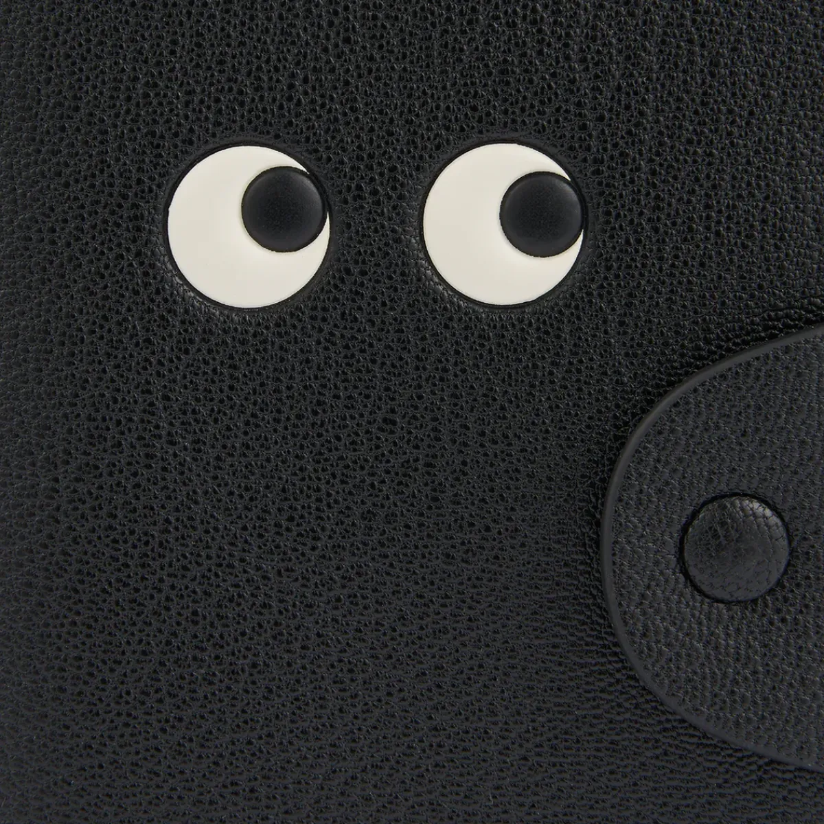 Anya Hindmarch AH Passport Case Eyes in Black