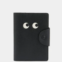 Anya Hindmarch AH Passport Case Eyes in Black