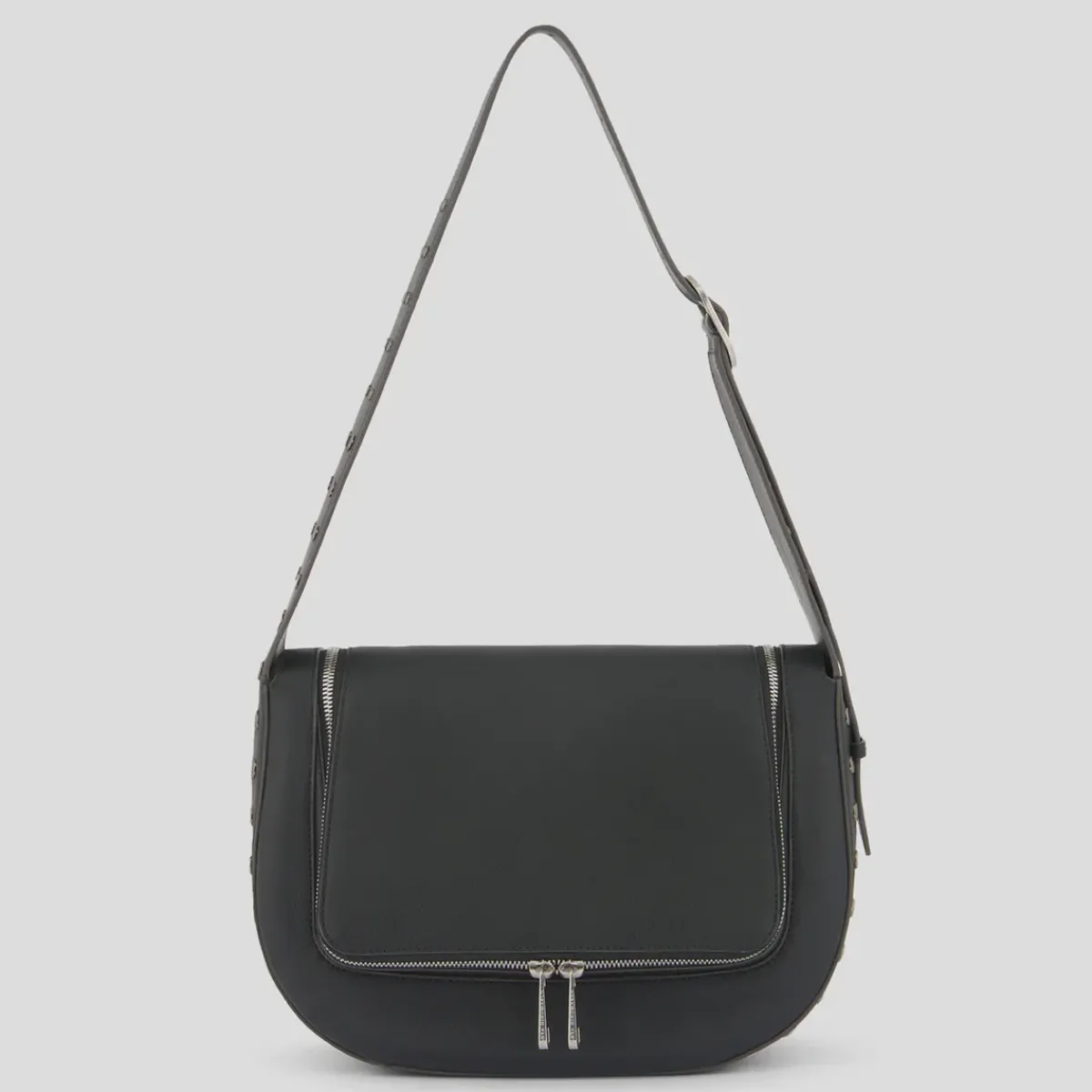 Anya Hindmarch AH Vere New Shoulder Bag with Studs in Black