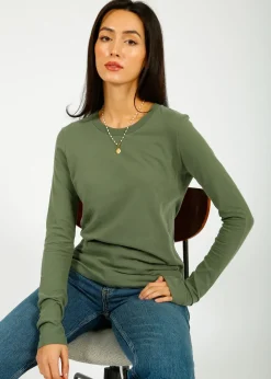 American Vintage AV Gaimpy LS Top in Tortue