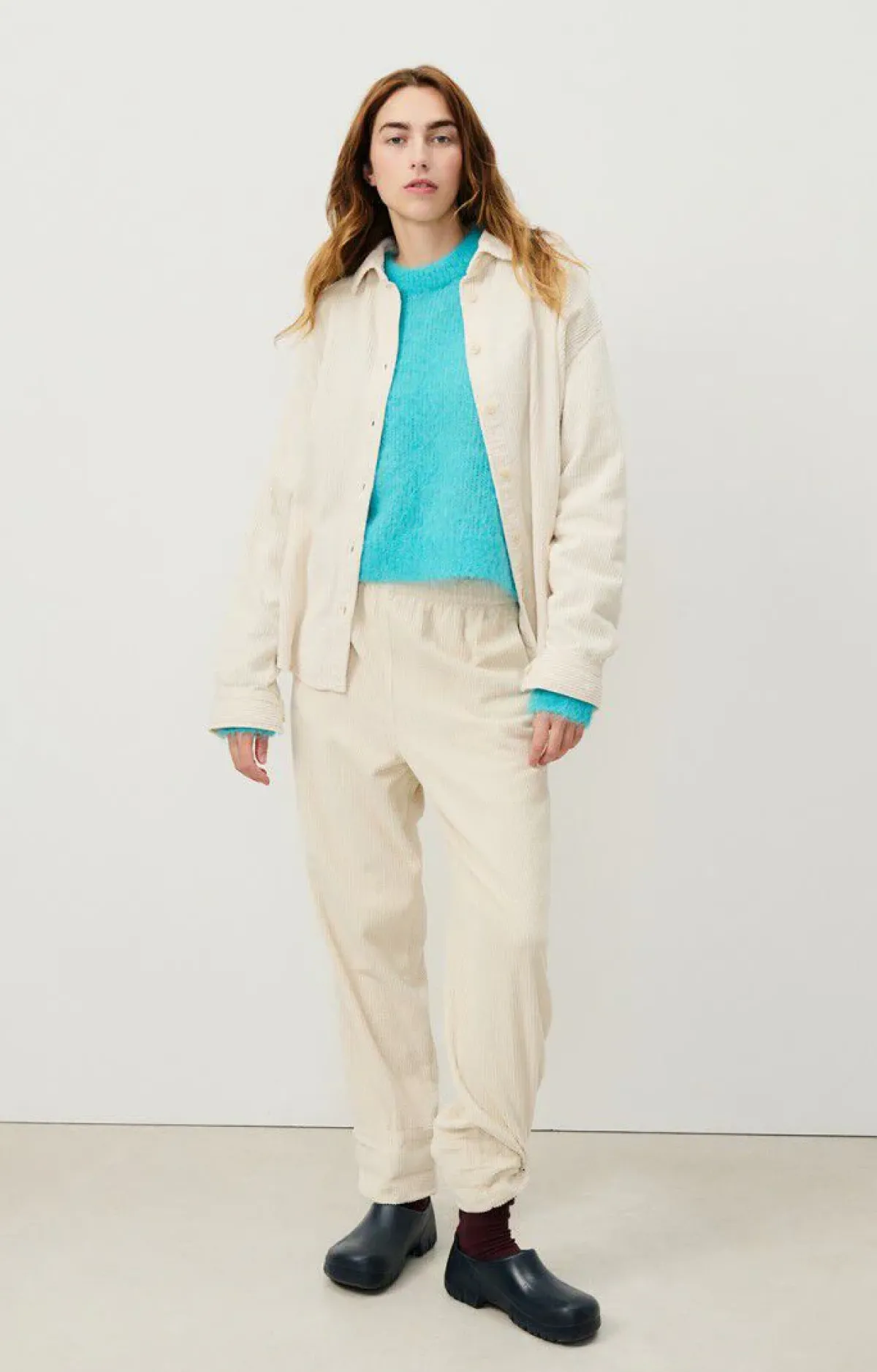 American Vintage AV Padow Trousers in Ecru