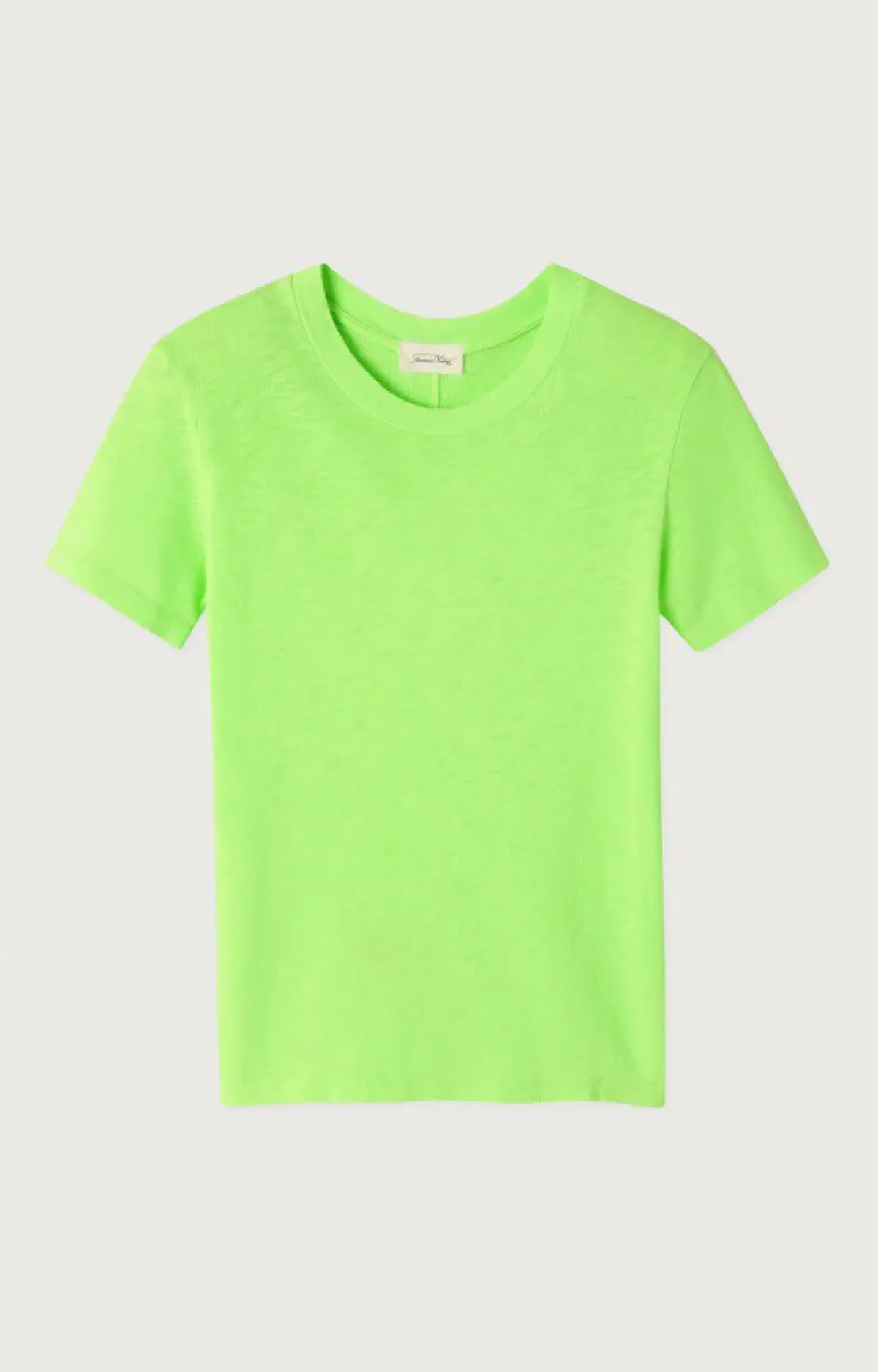 American Vintage AV Sonoma 28 SS Tee in Apple Fluro