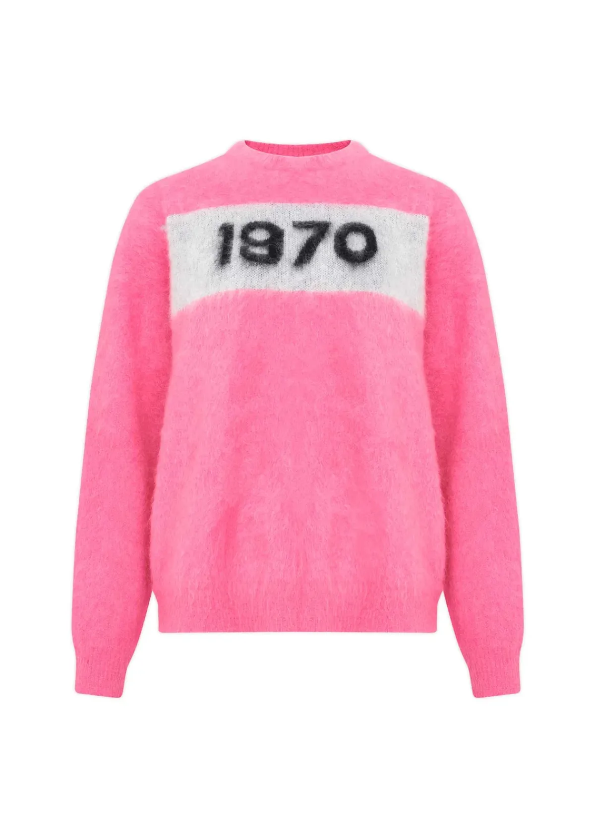 Bella Freud BF 1970 Mohair Knit in Flamingo Pink