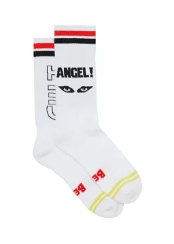 Bella Freud BF Cult of Angels Socks in White
