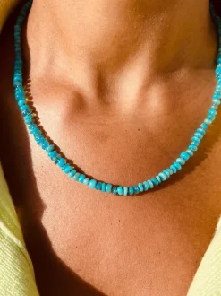 Bon Bon Jewellery Club BON BON Turquoise Fire Opal Necklace