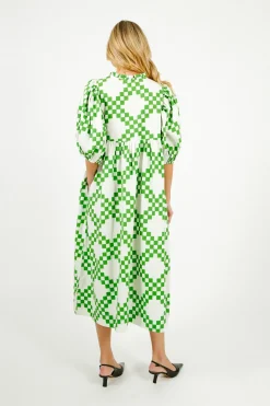 Bonte Briony Dress in Apple Green