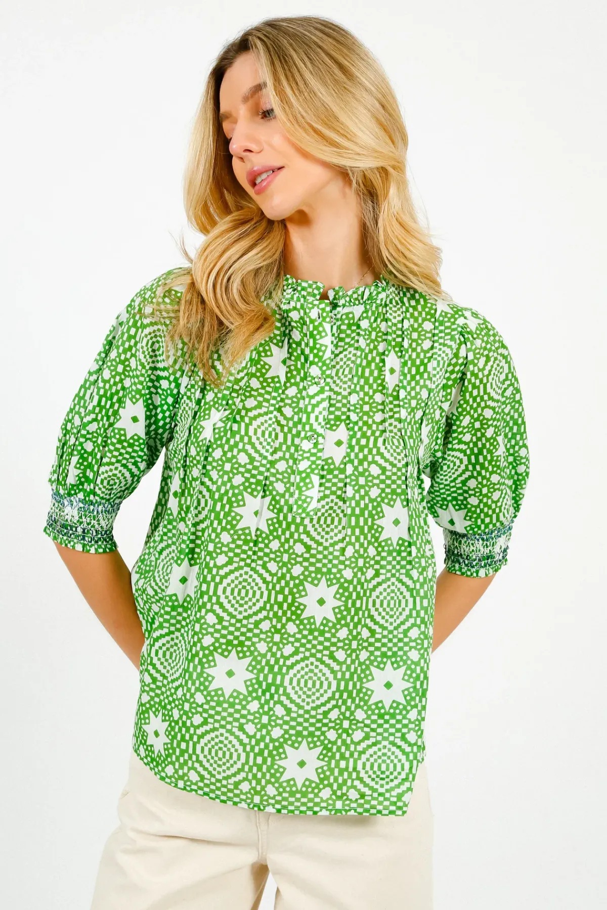 Bonte Loan Shirt in Apple Green