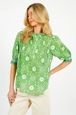 Bonte Loan Shirt in Apple Green