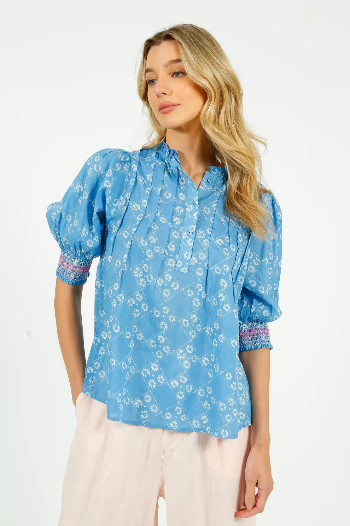Bonte Loan Shirt in Chalk Blue
