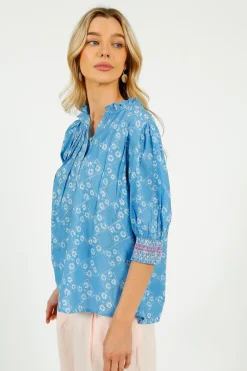 Bonte Loan Shirt in Chalk Blue