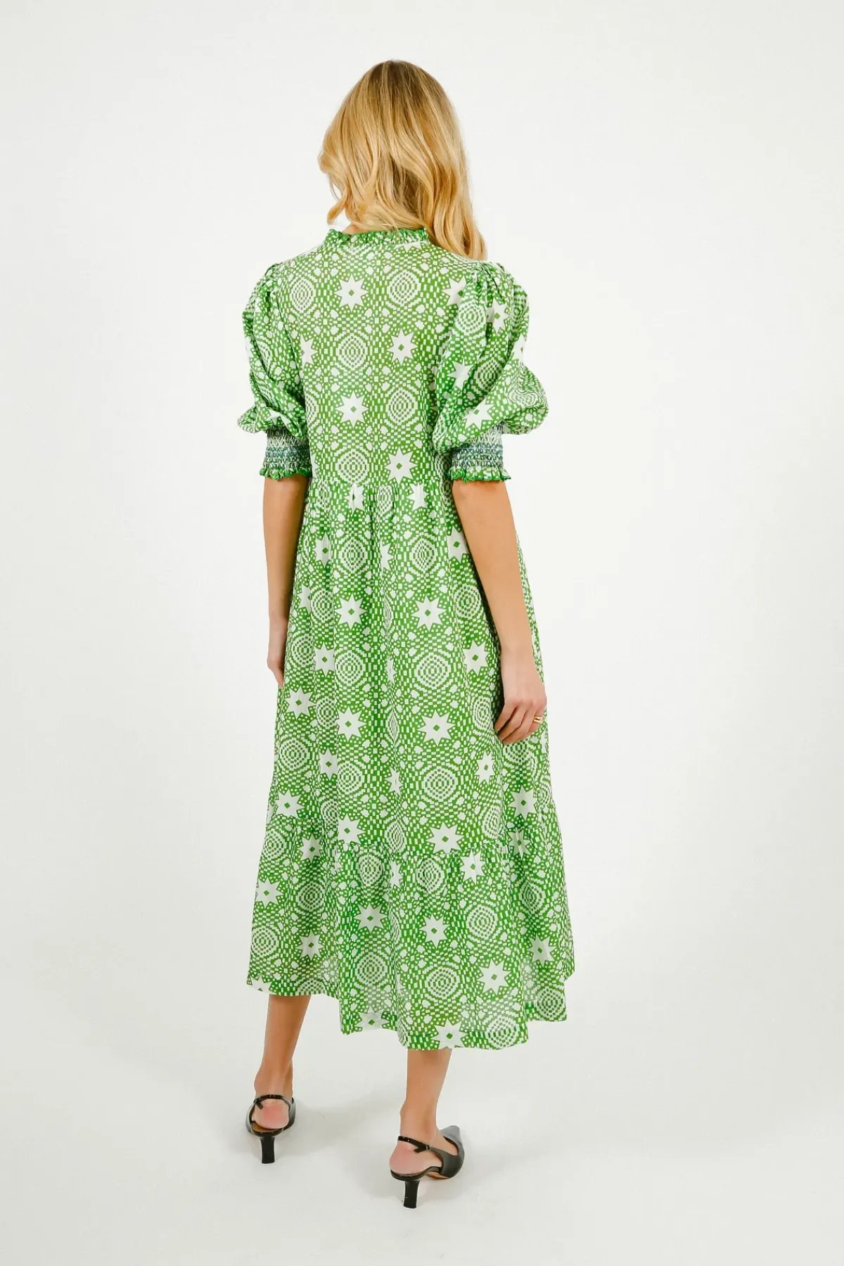 Bonte Loane Dress in Apple Green