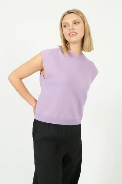 Colorush C-RUSH Lucca Crew Neck Tank in Grape