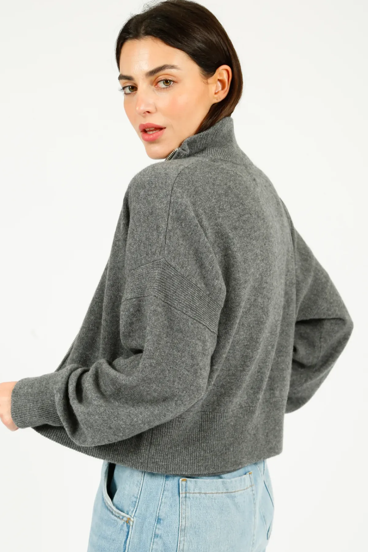 Colorush C-RUSH Toto Zip Jacket in Anthracite