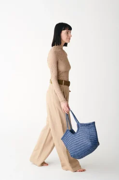 Dragon Diffusion DD Nantucket Basket Bag in Ocean