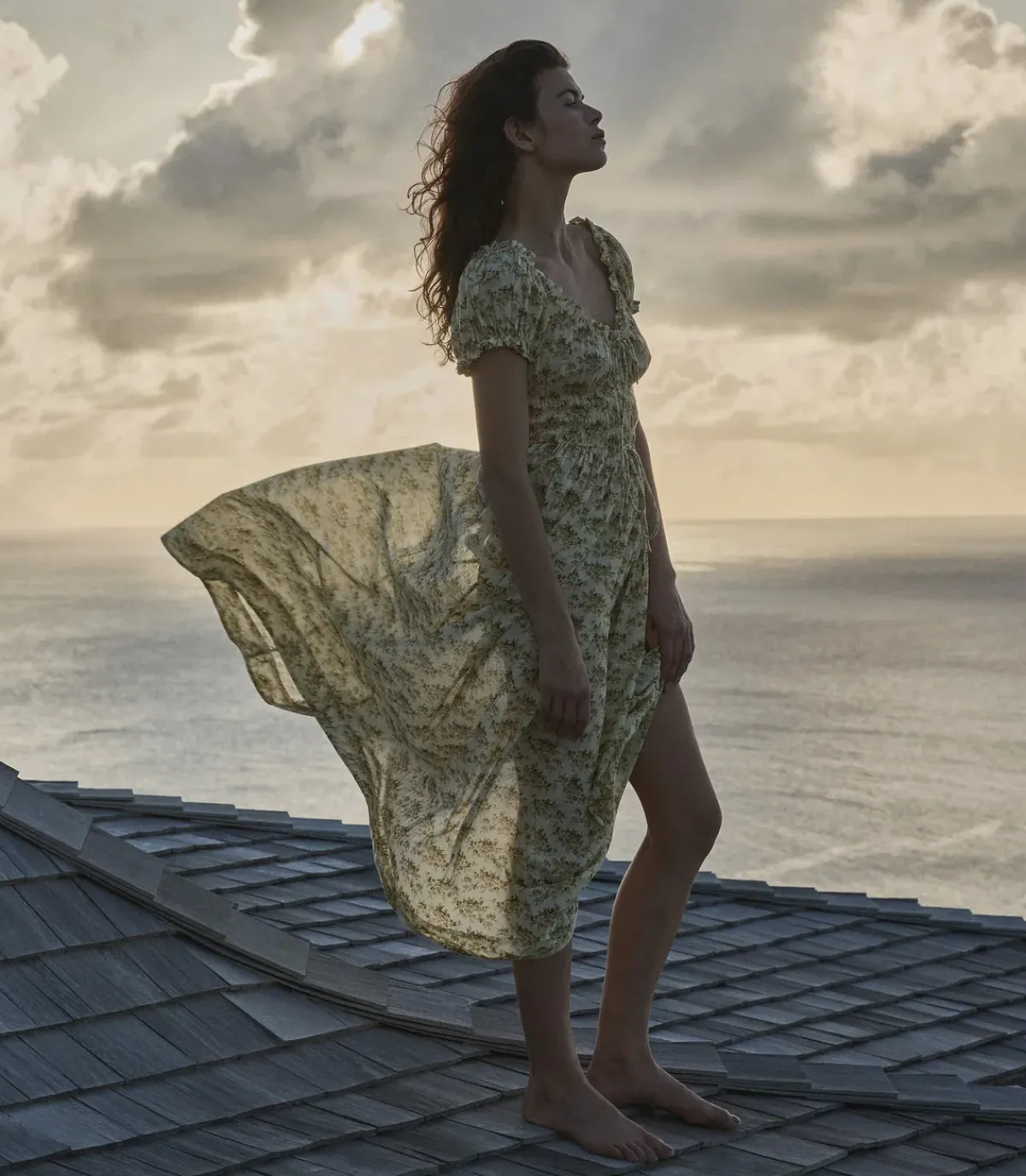 Doen Ashlynn Dress in Citron Rosier Floral