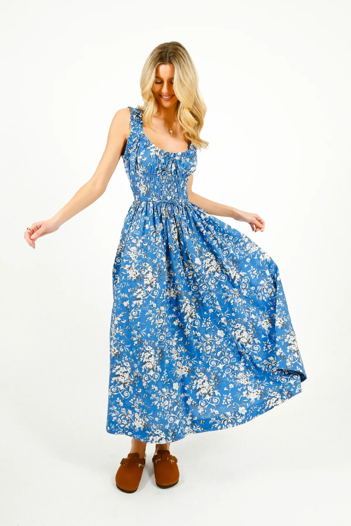 Doen Emmaretta Dress in Jardins De La Fontaine