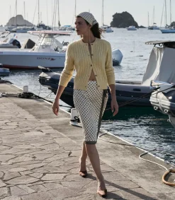 Doen Penrose Cardigan in Lemon Chiffon