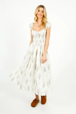 Doen Quinley Dress in Painted Bouquet