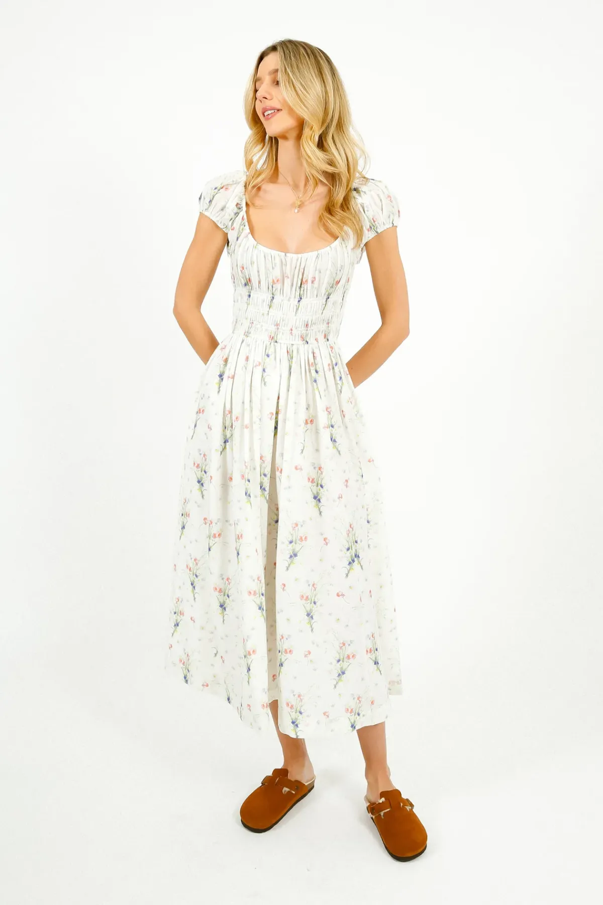 Doen Quinley Dress in Painted Bouquet