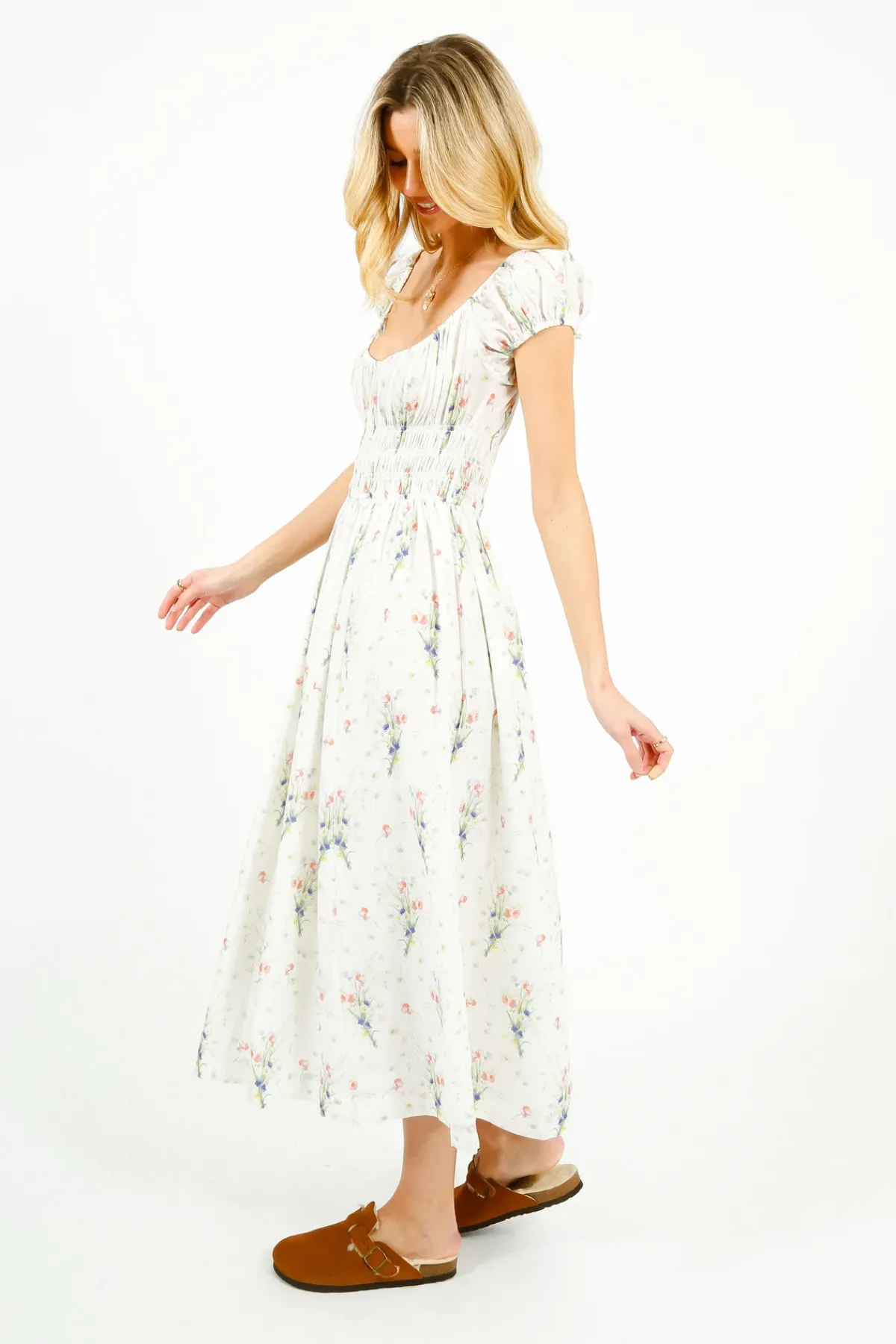 Doen Quinley Dress in Painted Bouquet