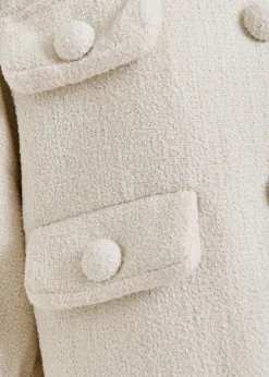 Essentiel Antwerp EA Hecks Cropped Jacket in Sour Cream