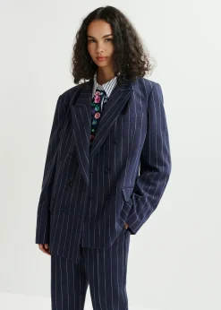 Essentiel Antwerp EA Hop Blazer in Dark Sapphire