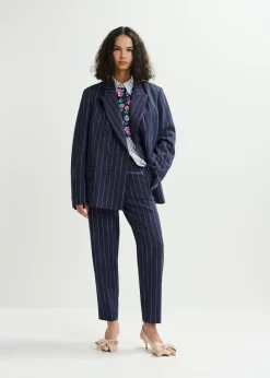 Essentiel Antwerp EA Host Carotte Leg Pants in Dark Sapphire