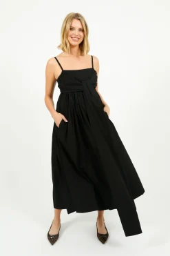 Emin Paul EP DR3209 Tie Front Dress in Black