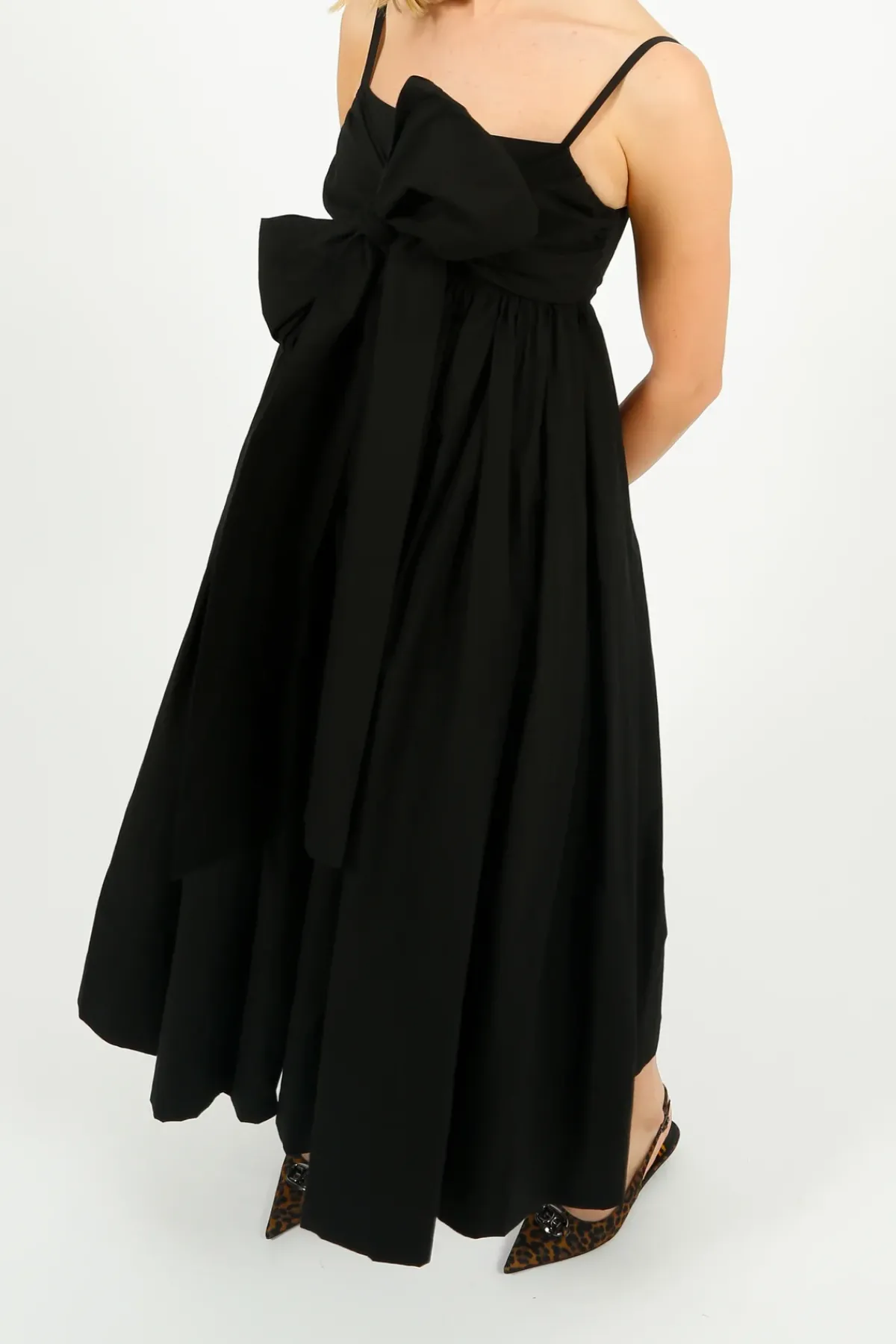Emin Paul EP DR3209 Tie Front Dress in Black