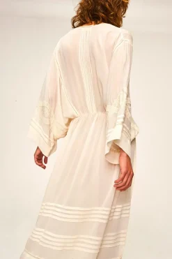 Faune Dahlia Dress in Oyster