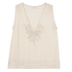 Faune Remi Blouse in Oyster