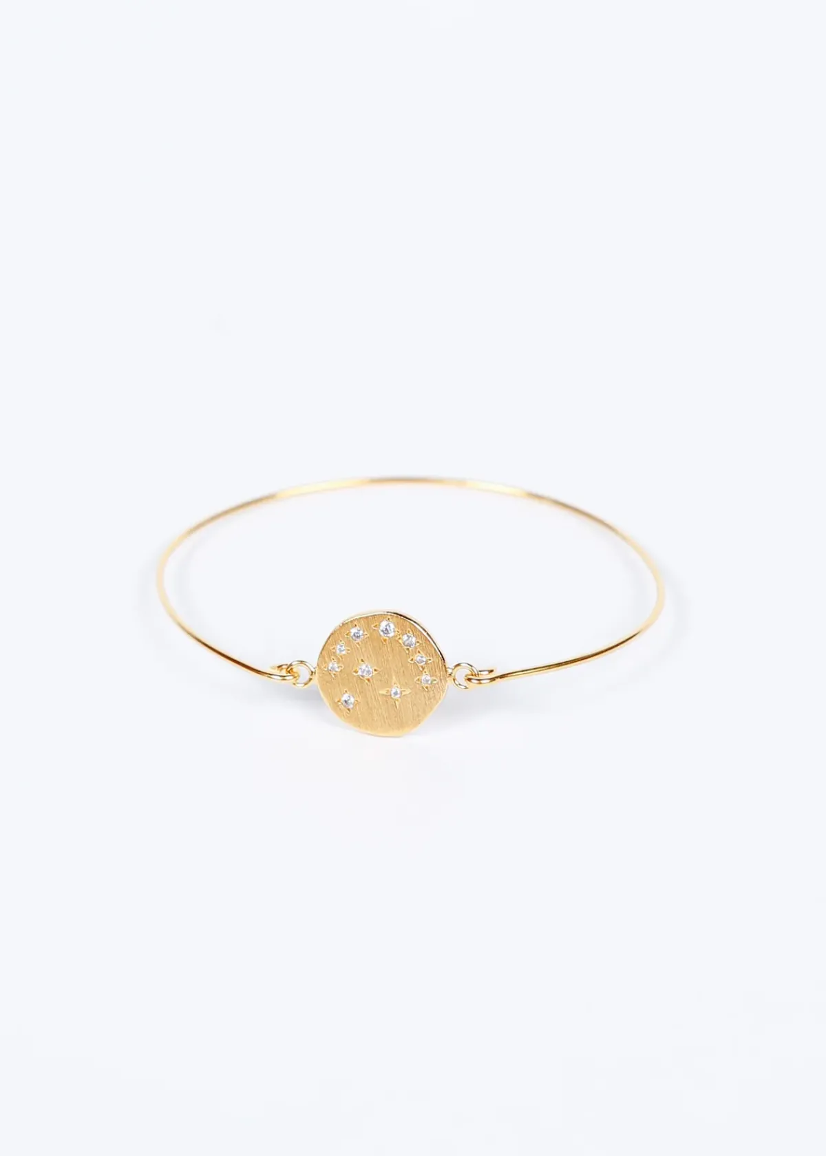 Hanka Hope Jonc Medallion in Moonlight Zirconium