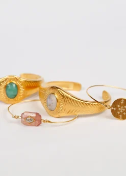 Hanka Osiris Bangle in Moonstone