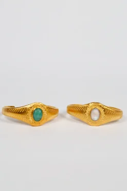 Hanka Osiris Bangle in Moonstone
