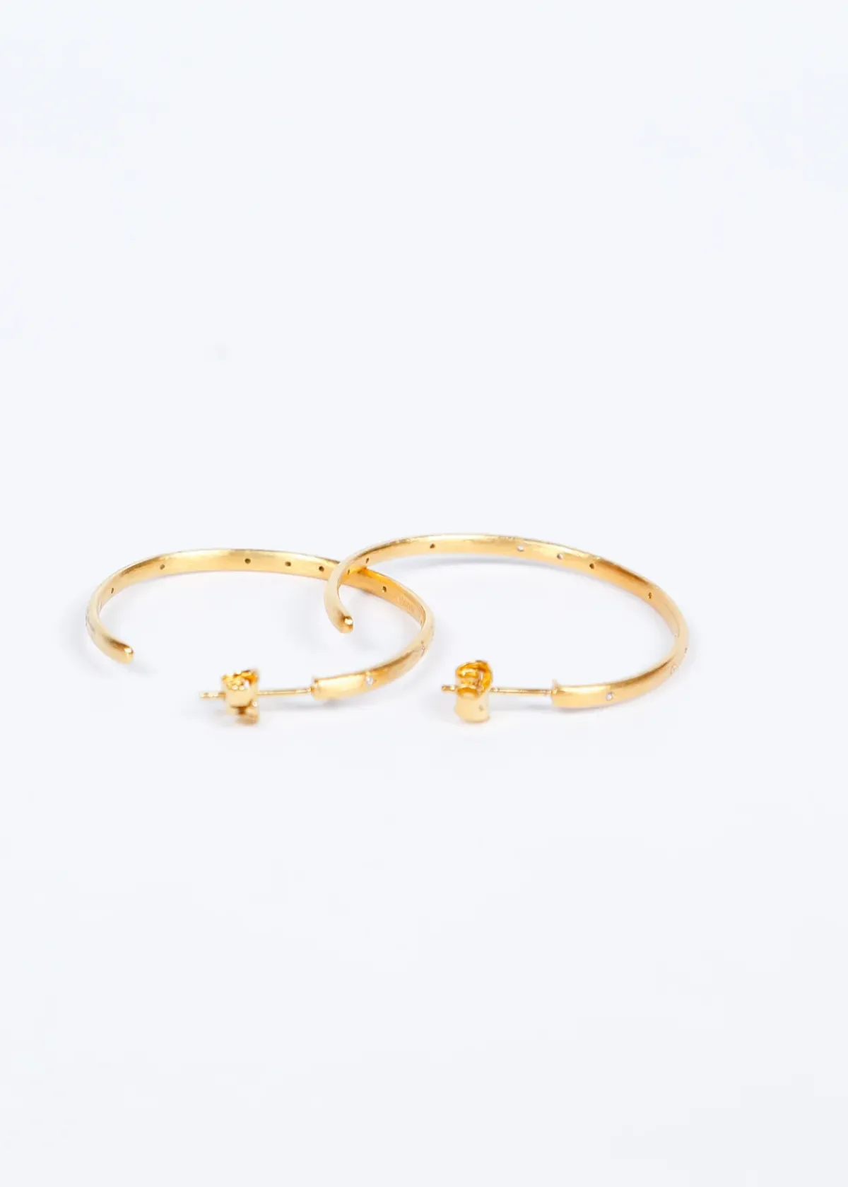 Hanka Star Earrings in Zirconium