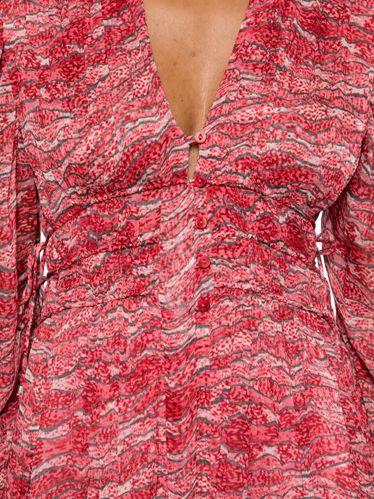 Marant Etoile IM Amara Dress in Red