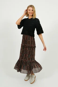 Marant Etoile IM Diya Skirts in Faded Black