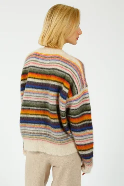 Marant Etoile IM Drussel Knit in Multi Stripe