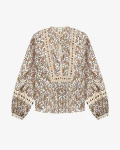 Marant Etoile IM Gayle Blouse in Ecru