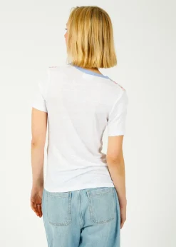 Marant Etoile IM Kiliann Tee in White, Blue