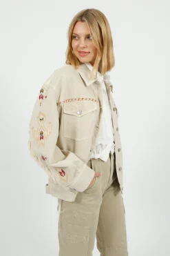 Marant Etoile IM Manona Jacket in Ecru
