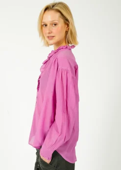 Marant Etoile IM Pamias Blouse in Pink Lavender