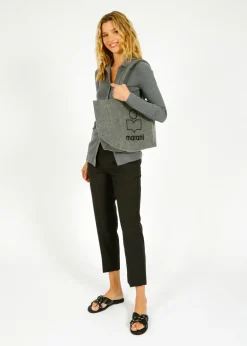 Marant Etoile IM Ritana Slim Trousers in Anthracite